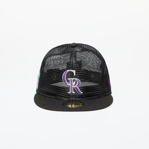 New Era Colorado Rockies Mesh Patch 59FIFTY Fitted Cap Black - unisex - Size: 7 5/8