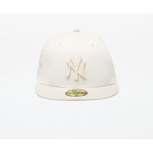 New Era New York Yankees White Crown 59FIFTY Fitted Cap Ivory/ Stone - unisex - Size: 7 5/8