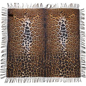 Saint Laurent Tücher & Schals - Leopard Print Scarf - Gr. unisize - in Braun - für Damen