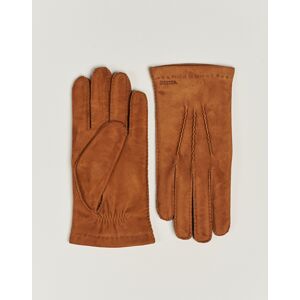 Hestra Arthur Wool Lined Suede Glove Cognac