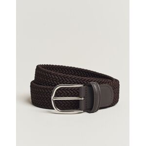 Anderson's Stretch Woven 3,5 cm Belt Brown