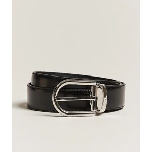 Montblanc Horseshoe Coated Buckle 30mm Leather Belt Black