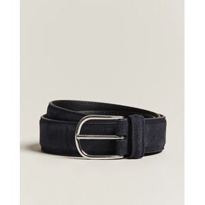 Anderson's Suede 3,5 cm Belt Navy