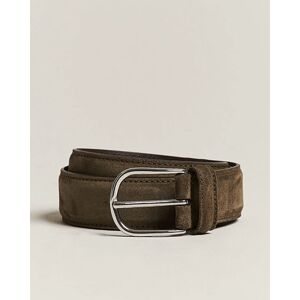 Anderson's Suede 3,5 cm Belt Green