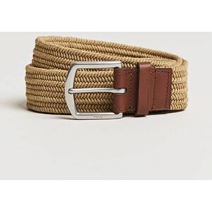 Polo Ralph Lauren Braided Cotton Elastic Belt Timber Brown