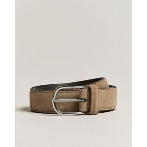 Anderson's Suede 3,5 cm Belt Beige