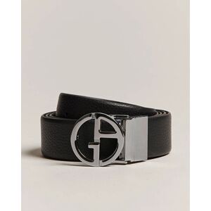 Giorgio Armani Reversible Leather Belt Black