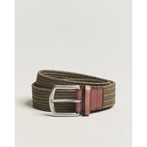 Polo Ralph Lauren Braided Cotton Elastic Belt Company Olive
