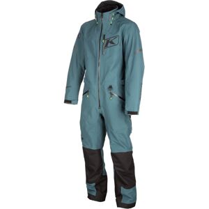 Klim Ripsa 2023 1-Teiler Snowmobil Kombi - Schwarz Grün Blau - M - unisex