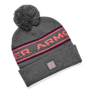 Under Armour Halftime Pom mens beanie, pitch gray/dark moon