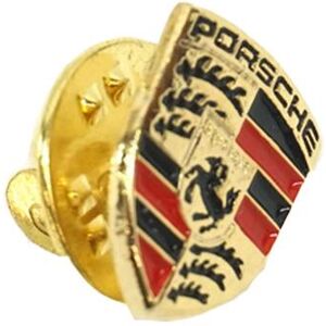 Porsche Design Button Wappen – Essential - schwarz/rot/gelb schwarz/rot/gelb one size unisex