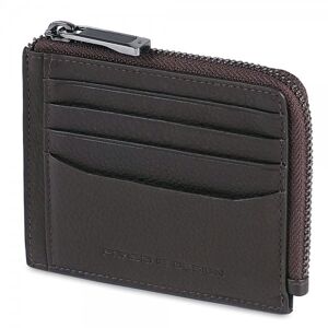 Porsche Design Business Wallet 11 with Zipper-dark brown