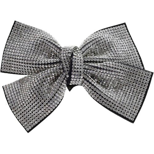 Bows By Stær Haarschleife – Blanka – 9,5 cm – Silber – One Size – Bows By Stær Haarschmuck