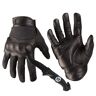 Mil-Tec Security Tactical Schnittschutz Handschuhe mit Knöchelschutz Schwarz   S