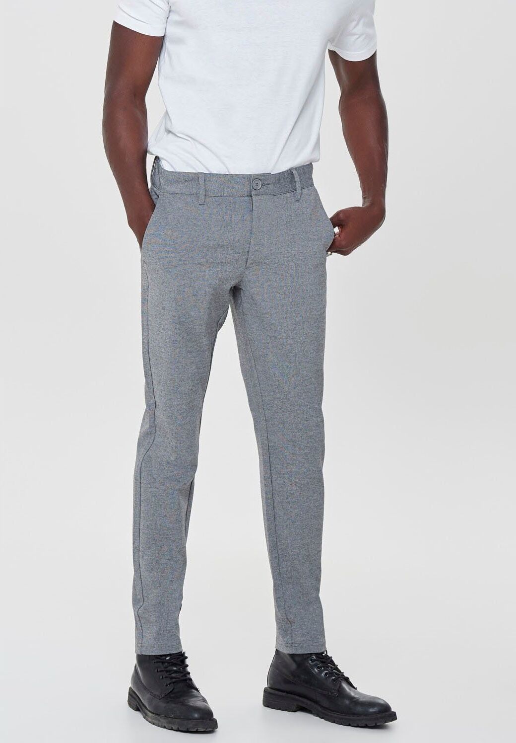 ONLY & SONS Chinohose »MARK PANT«, Midgrey Melange