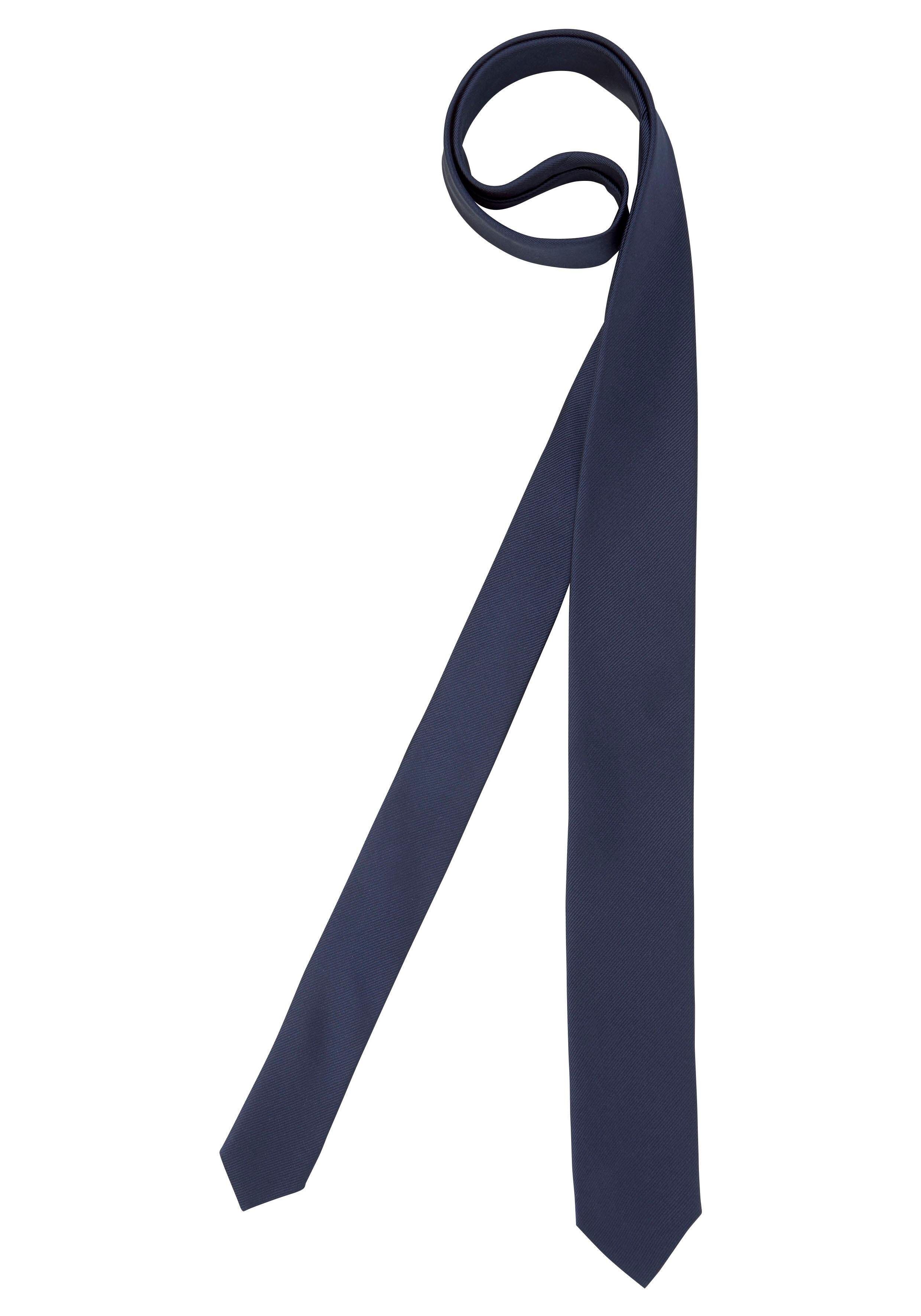 OLYMP Krawatte Mit feiner Struktur, aus reiner Seide, blau