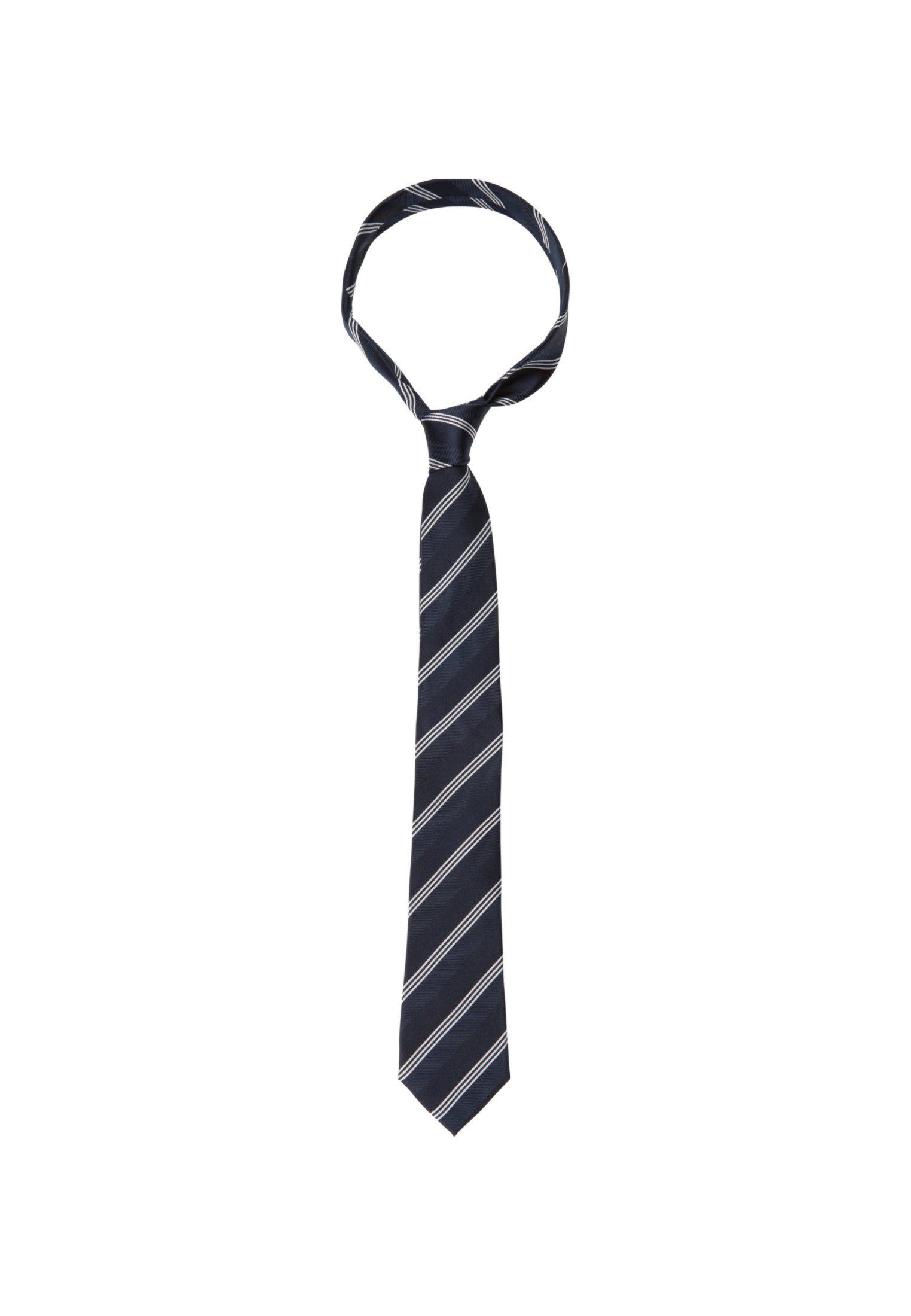 seidensticker Krawatte »Schwarze Rose« Breit (7cm) Streifen, navy (0019)