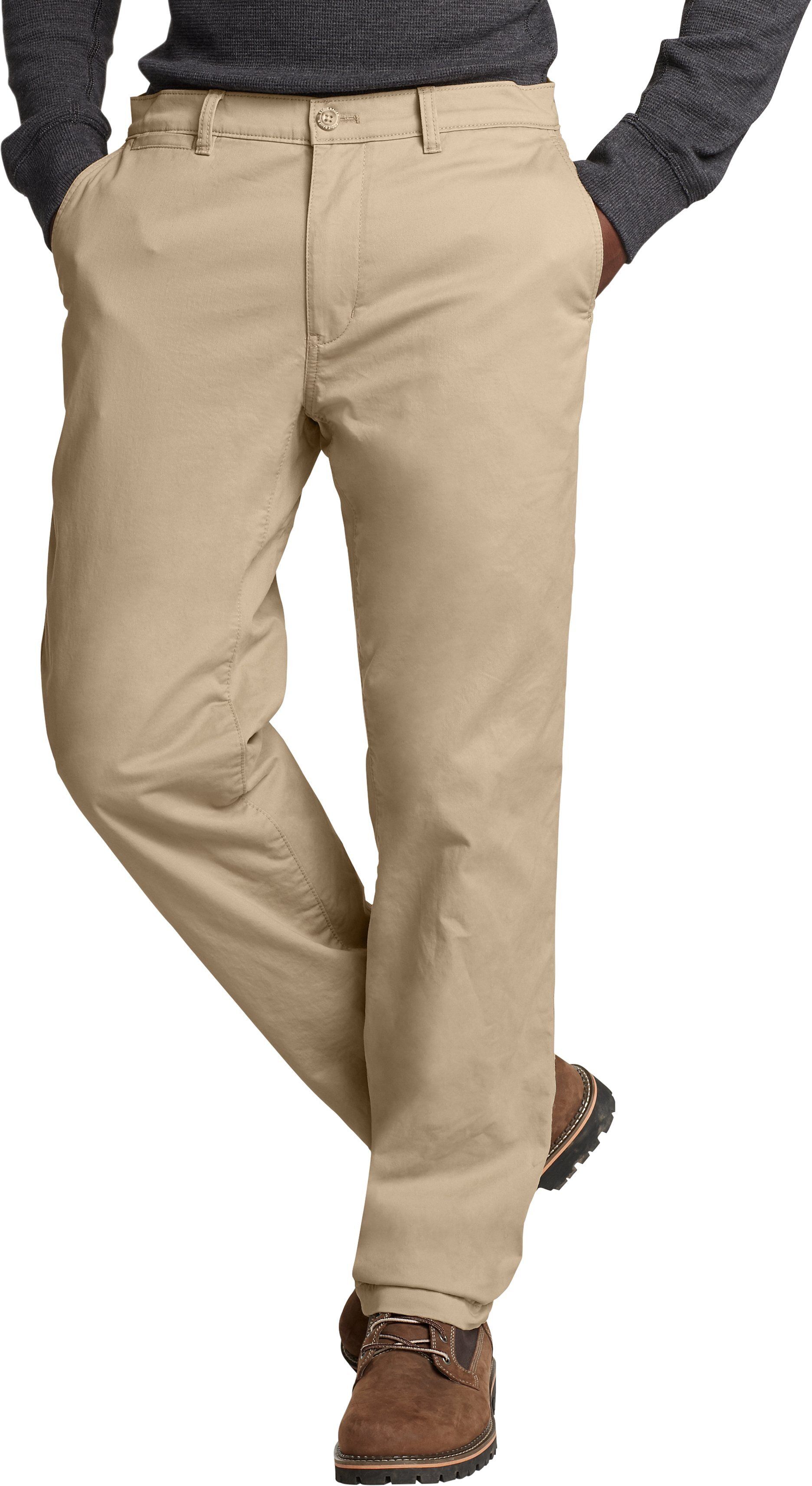 Eddie Bauer Chinohose Flex - Slim - Fleecegefüttert