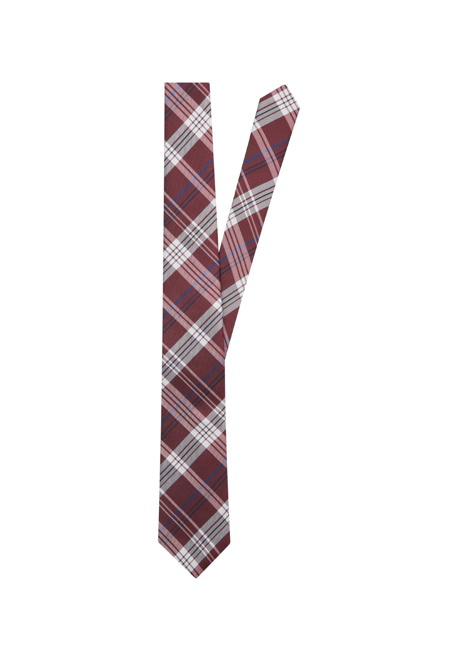 seidensticker Krawatte »Schwarze Rose« Breit (7cm) Karo, rot (0048)