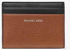 Michael Kors Mens MK Bifold-Brieftasche Hudson Aus Gekrispeltem Leder - Braun - Michael Kors ONE SIZE male