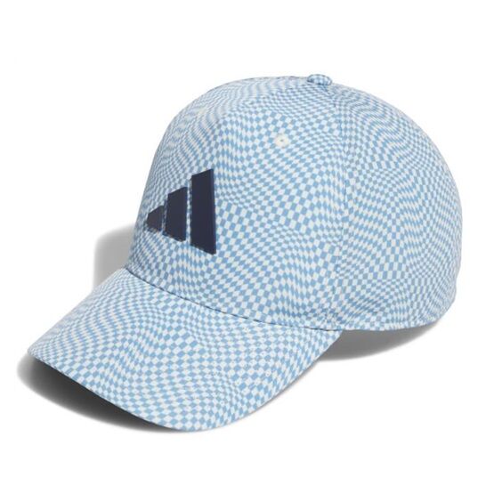 Adidas Tour Printed mens golf cap 2024, semi blue burst/ivory