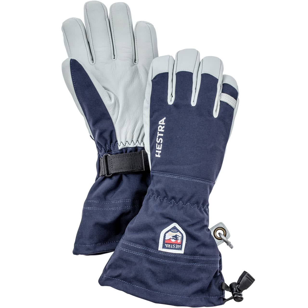 Hestra Men Glove ARMY LEATHER HELI SKI navy blue