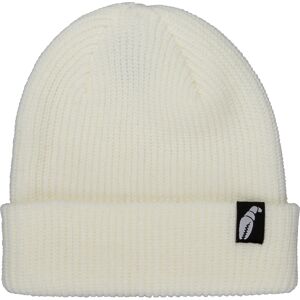 Crab Grab Claw Label Beanie White One Size WHITE