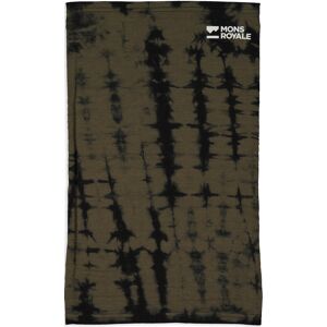 Mons Royale Daily Dose Merino Flex 200 Neckwarmer Aop Olive Tie Dye One Size OLIVE TIE DYE