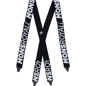 Mons Royale Afterbang Suspenders Black White One Size BLACK WHITE