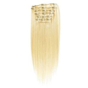 Fashiongirl Remy Clip-on Extensions #613 Blond 50 cm