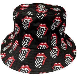 The Rolling Stones Unisex Adult Tongue Checkerboard Bucket Hat