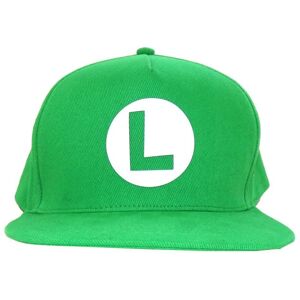 Super Mario Badge Luigi Snapback Cap