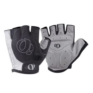 YIZIMI Anti-shock Half-finger Gloves Cycling Silicone Short Finger Gloves, Size: S(Black Gray)