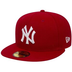 New Era New York Yankees MLB Basic Cap 10011573, baseball kasket, Mand, rød, Størrelse: 7 1/8