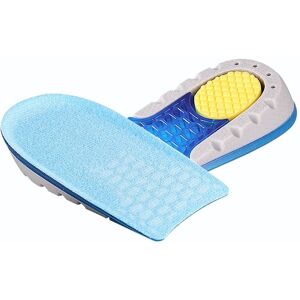 Shoppo Marte Half-Size Inner Heightening Pads Soft And Comfortable Invisible Shock Absorption Increased Insoles, Size: 2.5cm(Blue)