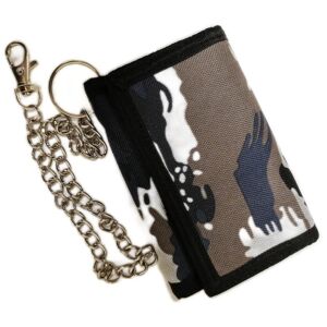 a2Z Kamouflage plånbok med kedja för barn