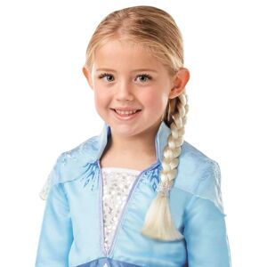 Blond fletning Elsa Frozen™.Size-One size
