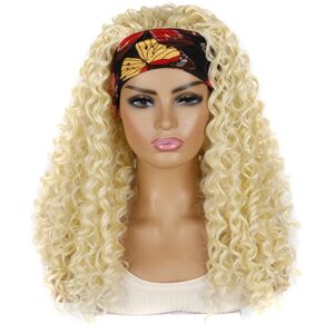 Shoppo Marte Hairband Wig Headgear Volume Chemical Fiber Wig Headgear, Color Classification: 613#A