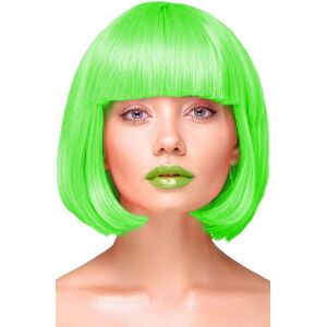 PartyPal Party Wig Short Straight Hair Neon Green Paryk