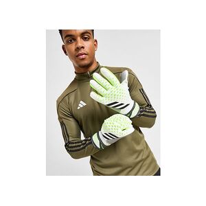 adidas Predator Edge League Goalkeeper Gloves, White / Lucid Lemon / Black