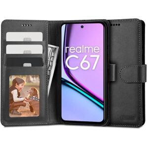 Realme C67 (4G) Tech-Protect Wallet m. Pung - Sort