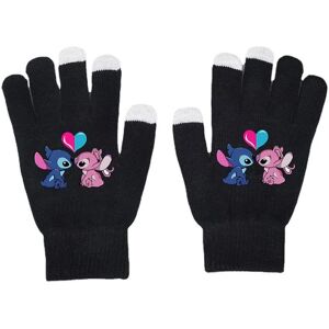 Unisex Lilo & Stitch Full Finger Handsker Varm vinterstrikket handske vanter Gaver D