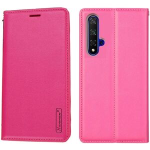 Huawei Nova 5T - Stilfuldt Hanman Wallet etui Rosaröd