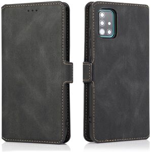 Floveme Praktisk Smart Wallet Case - Samsung Galaxy A71 Svart