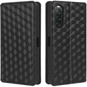 MTK Rhombus Pung Taske til Sony Xperia 10 V - Sort Black