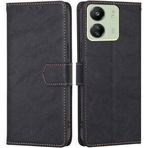 MTK Pung etui Cover Cover til Xiaomi Redmi 13C Black