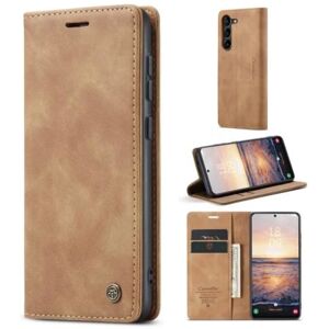 CASEME Retro Pung Taske til Samsung Galaxy S23 - Brun Brown