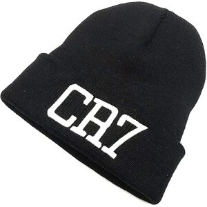 Strikket Beanie - Ronaldo Samme Style Cr7 Black White Label