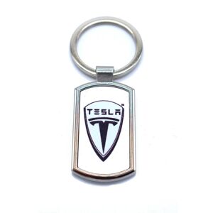 Hiprock Tesla nøglering Silver