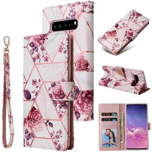 ExpressVaruhuset Samsung S10e Trendy Pung-etui Sparkle 4-RUMMET Pink